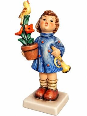 Vintage Goebel V Bee M.I. Hummel Congratulations Figurine Incised 1971 17/0